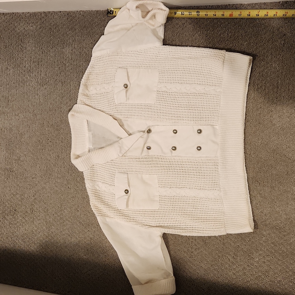 Vintage piece.  1980s style half sweater / shirt